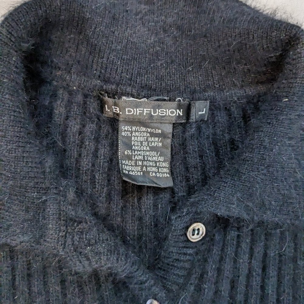 Vintage I B Diffusion Collared Button Super Soft … - image 5